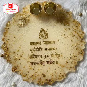 resin aarti set- return gift - aarti thalis (3)